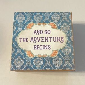 Table Decor with Quote